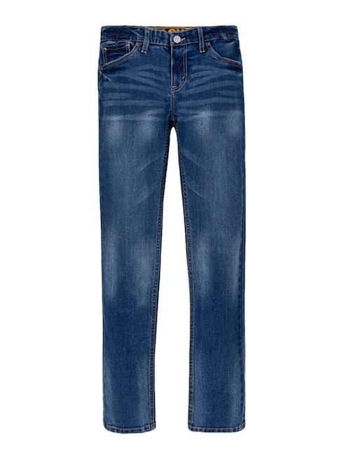 Jeans skinny Levi's 510 lavado sand blast para niño