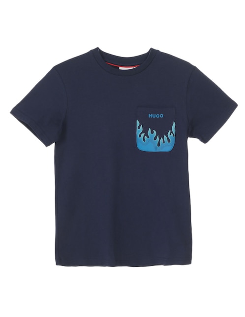 Playera HUGO manga corta para niño