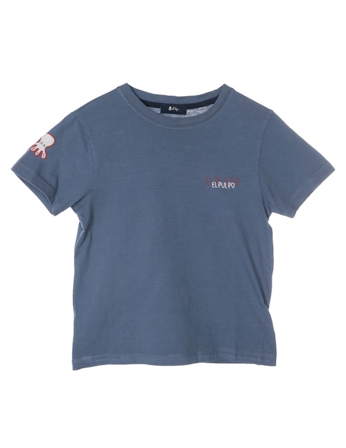 Playera El Pulpo manga corta para niño