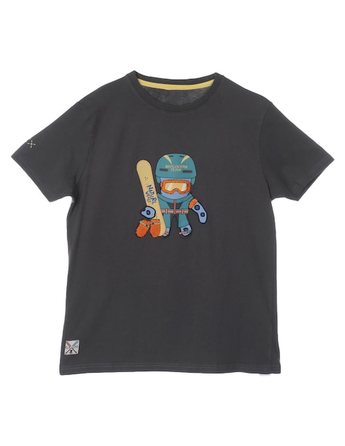 Playera manga corta para niño