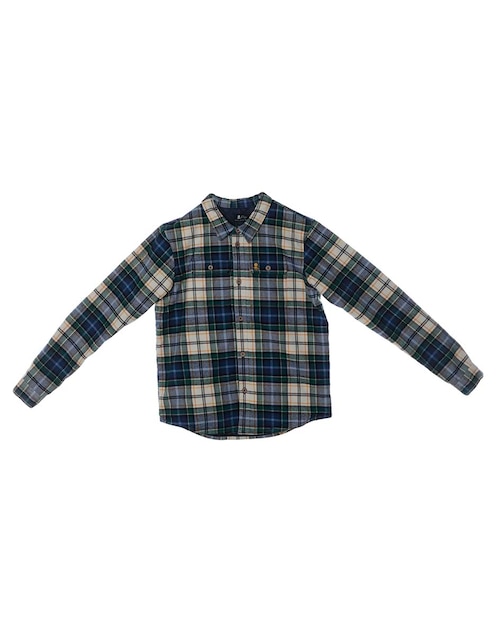 Camisa casual El Pulpo de algodón manga larga para niño