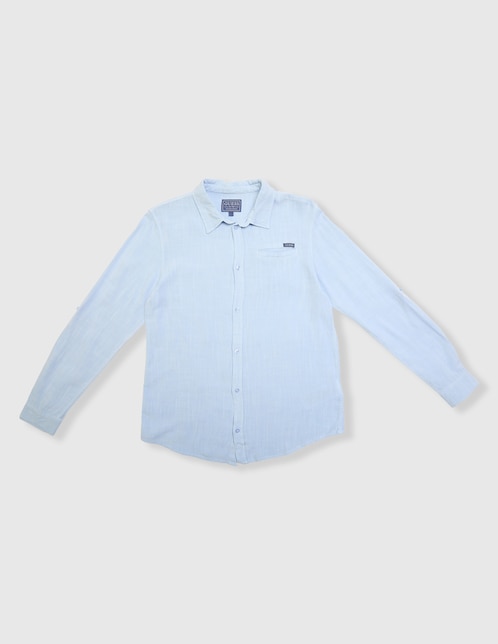 Camisa casual manga larga para niño 1