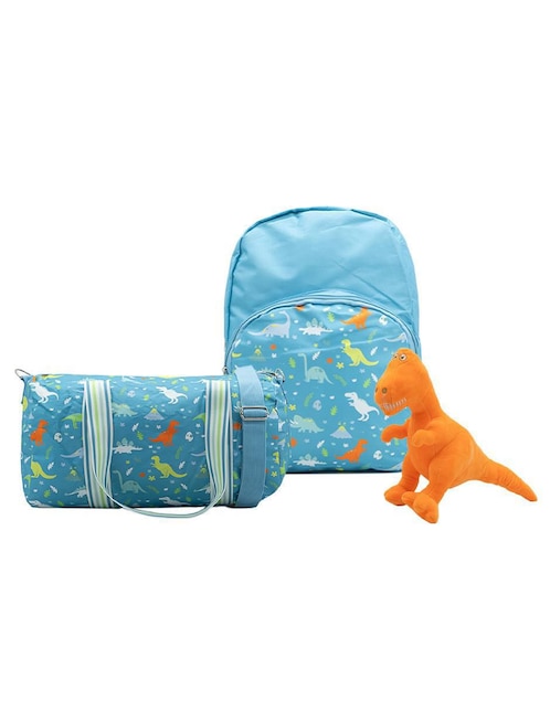 Set mochila para viaje Dinoszone Trendy para niño Set mochila para viaje Dinoszone Trendy para niño