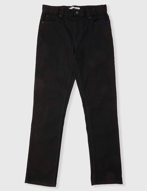 CALVIN KLEIN Jeans straight Calvin Klein lavado obscuro para niño