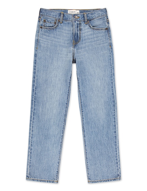 Jeans straight Abercrombie & Fitch 93AF84-MGM lavado claro para niño