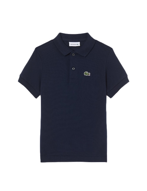 Playera tipo polo de algodón para niño 1