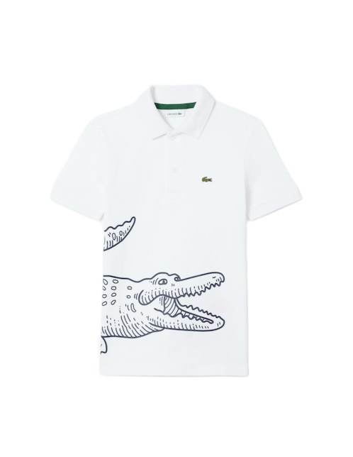 Playera tipo polo de algodón para niño 1