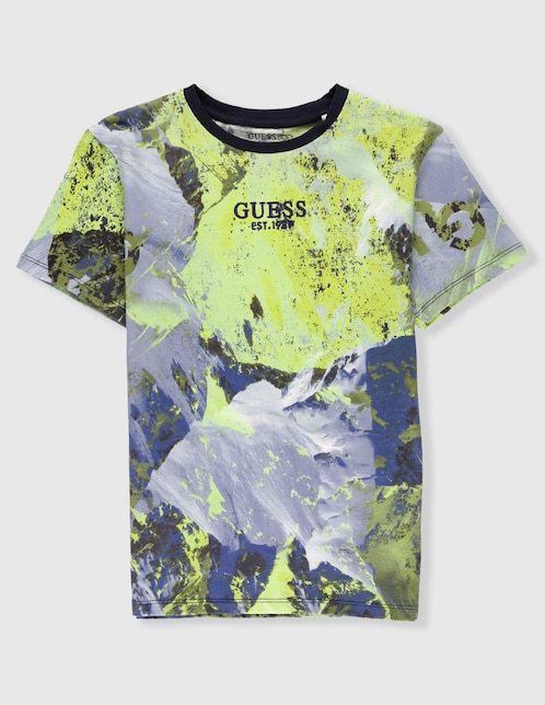Playera Guess manga corta para niño