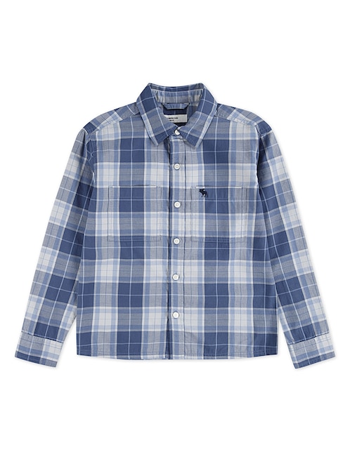Camisa casual Abercrombie & Fitch de algodón manga larga para niño