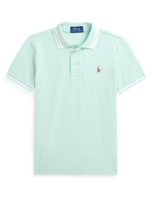 Playera tipo Polo de algodón para niño 1