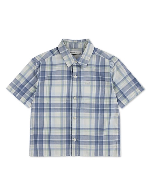Camisa casual Abercrombie & Fitch de algodón manga corta para niño