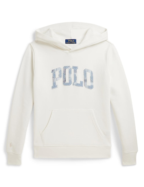 SUDADERA POLO A12302 POLIÉS, 7, BLANCO