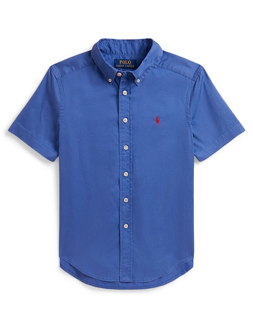 Camisa casual Polo Ralph Lauren de algodón manga corta para niño