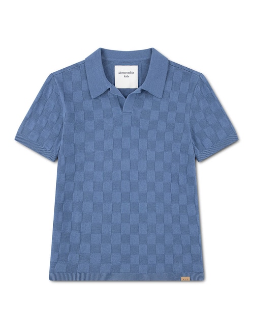 Playera tipo polo de algodón para niño 1