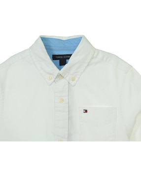 Camisa casual Tommy Hilfiger de algodón manga larga para niño