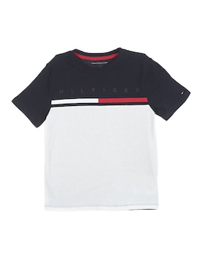 Playera Tommy Hilfiger Manga Corta Para Niño