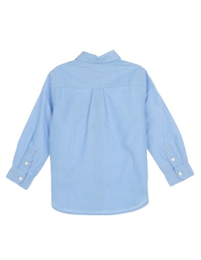 Camisa casual Tommy Hilfiger de algodón manga larga para niño