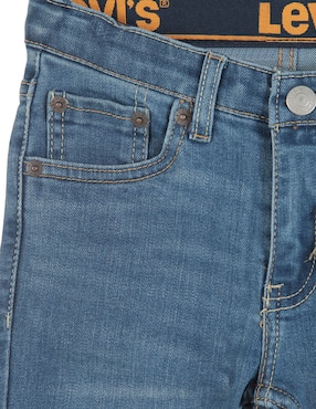 Jeans straight Levi's 510 lavado claro para niño