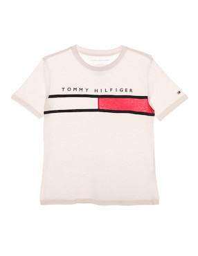 Playera Tommy Hilfiger Manga Corta Para Niño