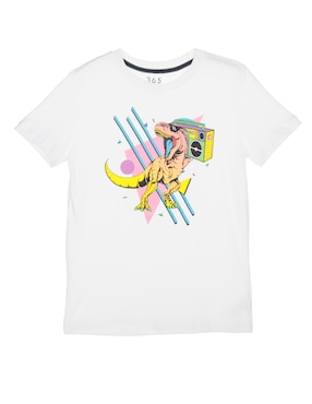 Playera 365 Essential Manga Corta Para Niño