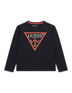 Playera Guess Manga Larga Para Niño