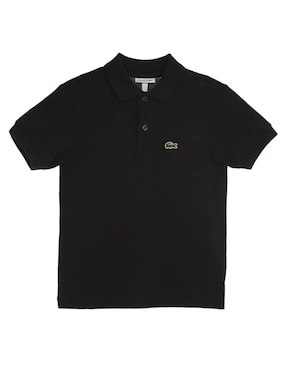 Playera Tipo Polo Lacoste De Algodón Para Niño