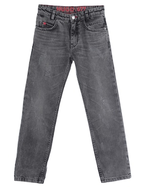 Jeans Slim HUGO Deslavado Para Niño