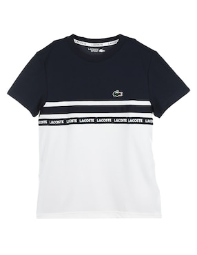 Playera Lacoste Manga Corta Para Niño