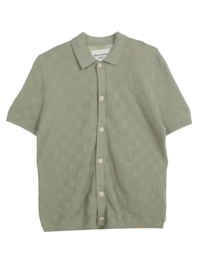 Camisa Casual Abercrombie & Fitch De Algodón Manga Corta Para Niño