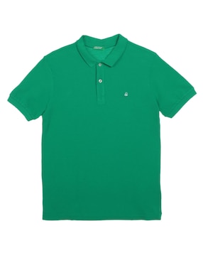 Playera Tipo Polo Benetton De Algodón Para Niño