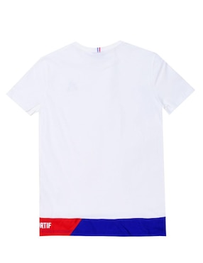 Playera Le Coq Sportif Tricolore manga corta para niño