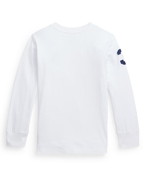 Playera Polo manga larga para niño
