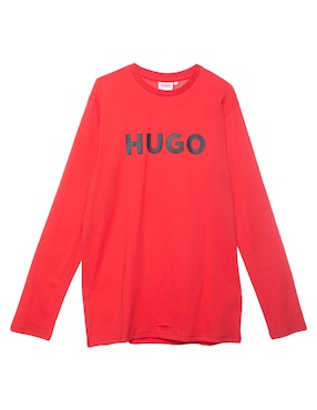 Playera HUGO Manga Larga Para Niño