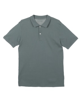 Playera Tipo Polo Calvin Klein De Algodón Para Niño