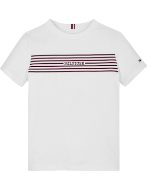 Playera Tommy Hilfiger Manga Corta Para Niño