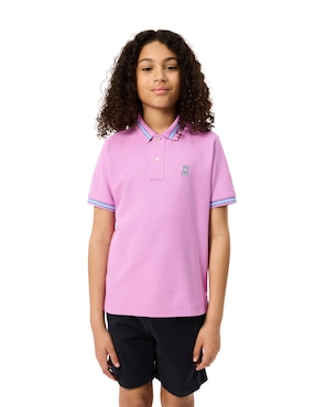 Playera Tipo Polo Psycho Bunny De Algodón Pima Para Niño