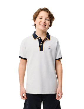 Playera Tipo Polo Psycho Bunny De Algodón Pima Para Niño