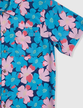 Camisa casual Boardies de algodón manga corta para niño