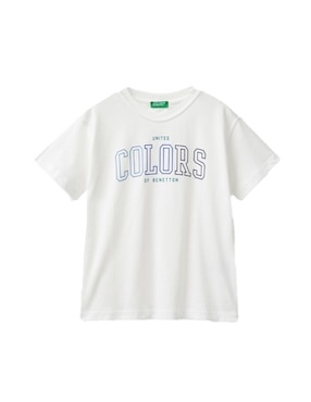 Playera Benetton Manga Corta Para Niño