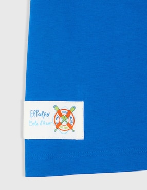 Playera El Pulpo manga corta para niño