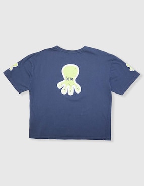 Playera El Pulpo manga corta para niño