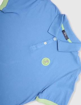 Playera tipo polo El Pulpo de algodón para niño