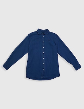 Camisa casual El Pulpo de algodón manga larga para niño