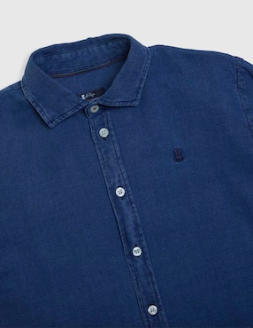 Camisa casual El Pulpo de algodón manga larga para niño