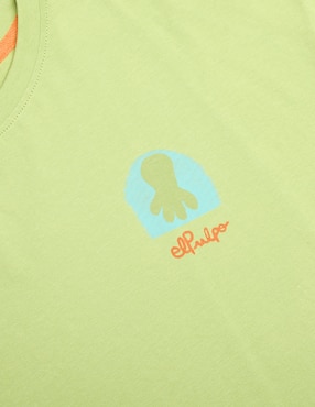 Playera El Pulpo manga corta para niño