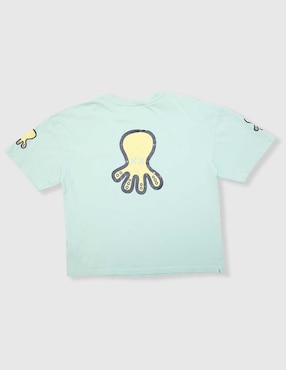 Playera El Pulpo manga corta para niño