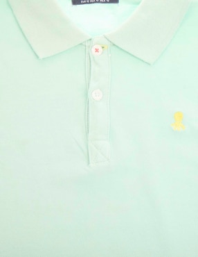Playera tipo polo El Pulpo de algodón para niño