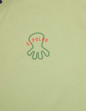 Playera El Pulpo manga corta para niño