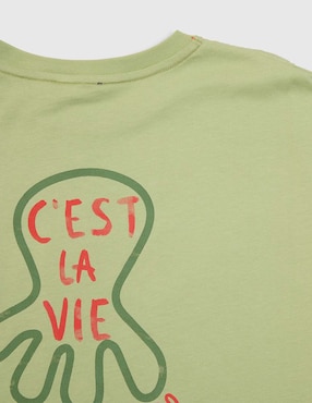Playera El Pulpo manga corta para niño