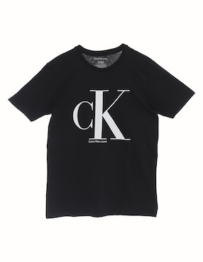 Playera Calvin Klein Manga Corta Para Niño